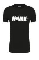 tricou NOVAK DJOKOVIC | Regular Fit Lacoste 	negru	