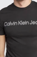 Tricou INSTITUTIONAL | Slim Fit CALVIN KLEIN JEANS 	negru	