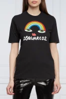 Tricou Rainbow Renny | Regular Fit Dsquared2 	negru	