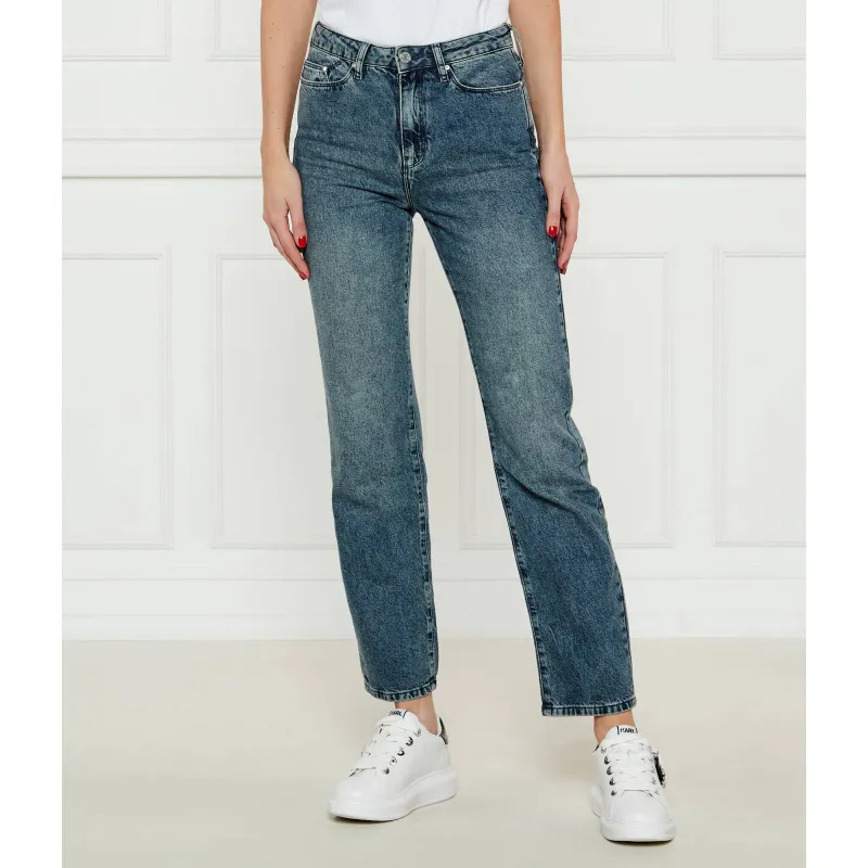 Karl Lagerfeld Blugi | Straight fit | high rise