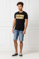 tricou CHARING | Slim Fit Pepe Jeans London 	negru	
