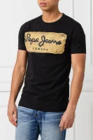 tricou CHARING | Slim Fit Pepe Jeans London 	negru	