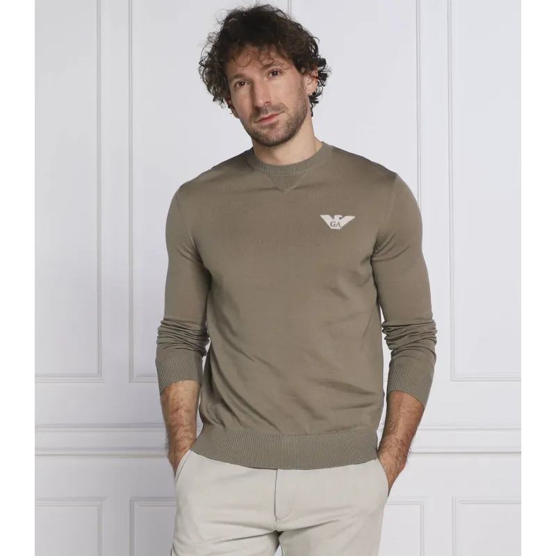 Emporio Armani de lână pulover | slim fit