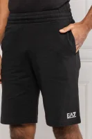 pantaloni scurți | Regular Fit EA7 	negru	