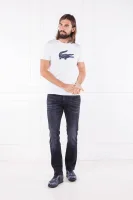 tricou TURTLE NECK | Regular Fit Lacoste 	alb	