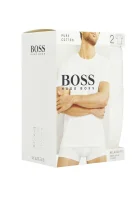 Tricou 2-pack RN 2P | Relaxed fit BOSS BLACK 	alb	