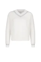 pulover GUATIRE | Loose fit | z dodatkiem wełny Silvian Heach 	alb	