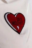 Cămașă | Regular Fit Love Moschino 	alb	