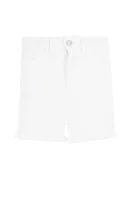 pantaloni scurți | Regular Fit | denim Emporio Armani 	alb	