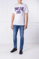 tricou | Regular Fit Tommy Jeans 	alb	