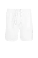 pantaloni scurți kąpielowe MEDIUM DRAWSTRING Calvin Klein Swimwear 	alb	