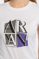 Tricou | Regular Fit Armani Exchange 	alb	
