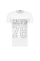 tricou TIMBALL 78 | Slim Fit CALVIN KLEIN JEANS 	alb	