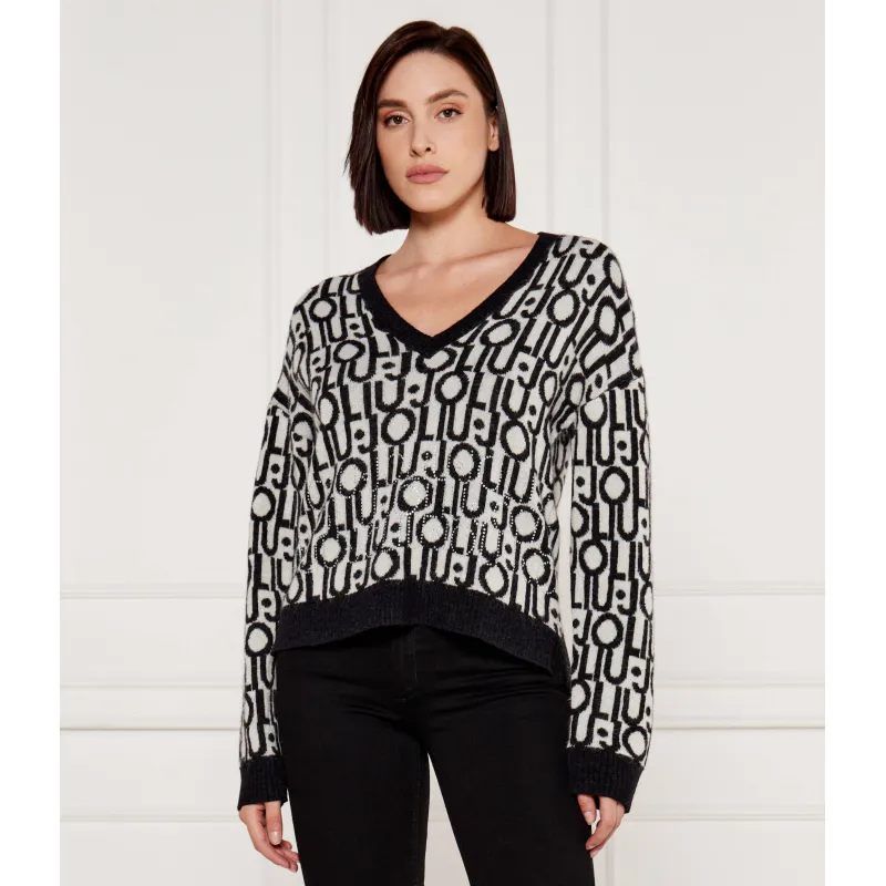 Liu Jo Pulover | Loose fit cu adaos de lână