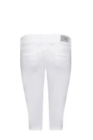 pantaloni scurți Venus Crop | Slim Fit | low rise Pepe Jeans London 	alb	