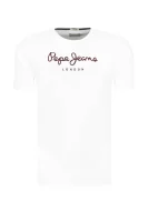 tricou EGGO | Regular Fit Pepe Jeans London 	alb	