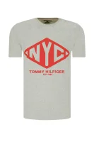 tricou SHEAR TEE | Regular Fit Tommy Hilfiger 	gri	