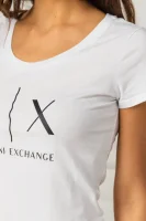 tricou Armani Exchange 	alb	