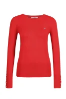 pulover | Slim Fit GUESS 	roșu	