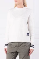 pulover | Regular Fit | z dodatkiem wełny Calvin Klein 	crem	