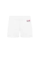 pantaloni scurți EA7 	alb	