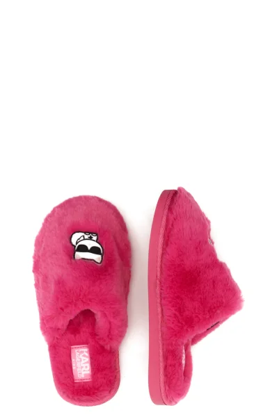 Papuci de casă AQUA Karl Lagerfeld Kids 	roz	