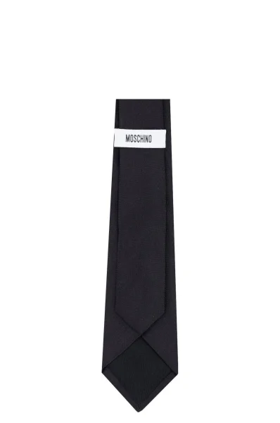 de mătase cravată Moschino 	negru	