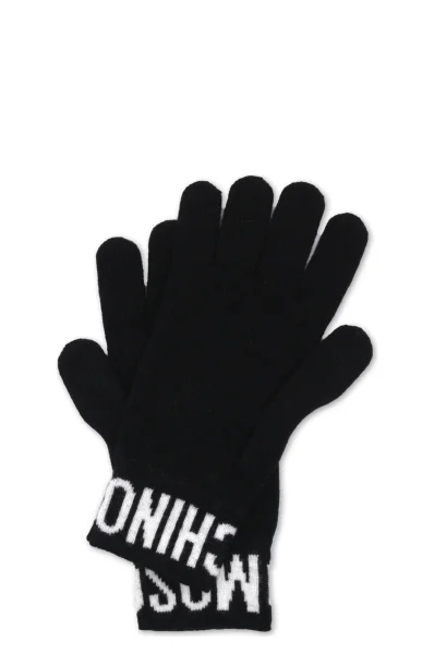 Mănuși cu adaos de lână Moschino 	negru	