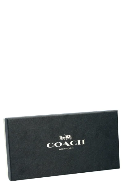 De piele portofel Coach 	negru	