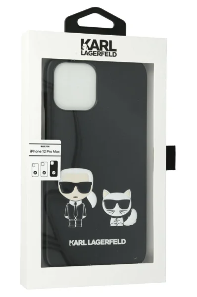 Carcasă pentru telefon IPHONE 12 PRO MAX Karl & Choupette Karl Lagerfeld 	negru	