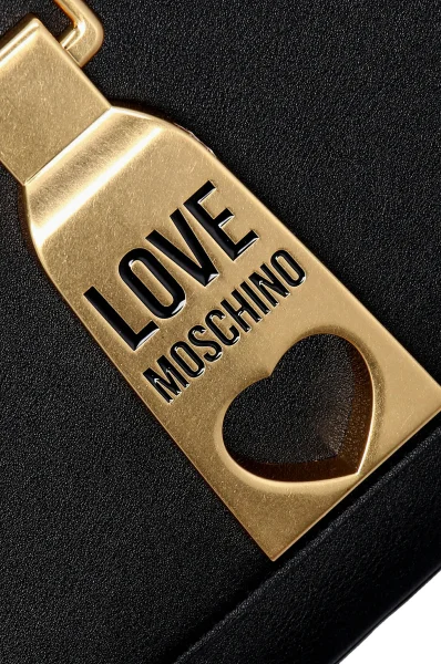 Geantă pe umăr Love Moschino 	negru	