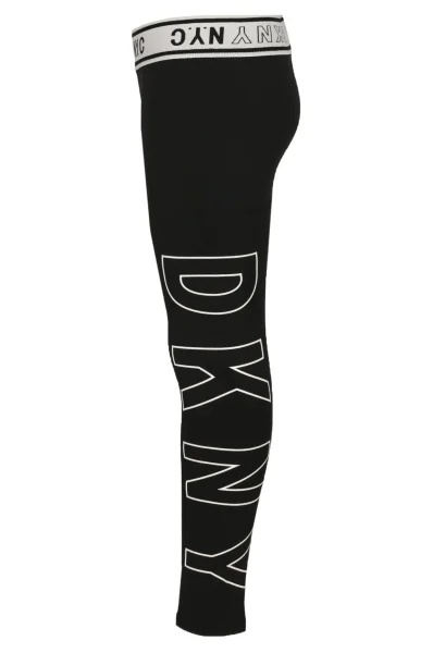 Colanți | Slim Fit DKNY Kids 	negru	