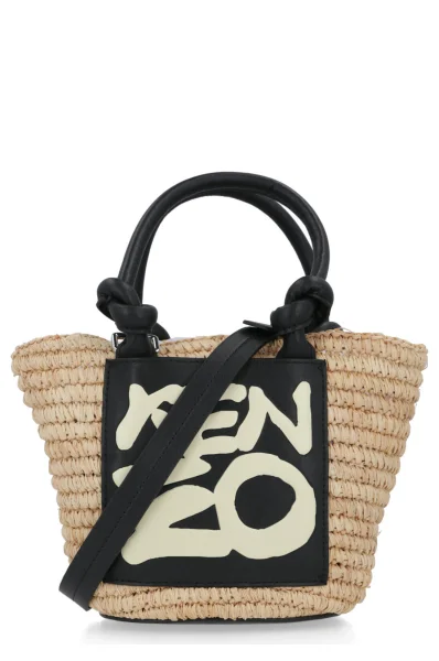 Geantă shopper + borsetă Kenzo 	maro nisip	