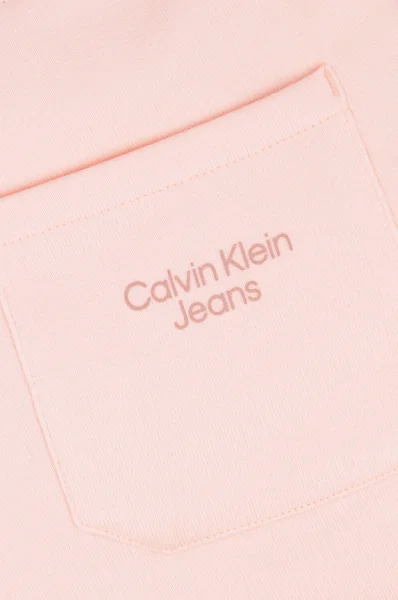 Pantaloni de trening | Regular Fit CALVIN KLEIN JEANS 	roz pudră	
