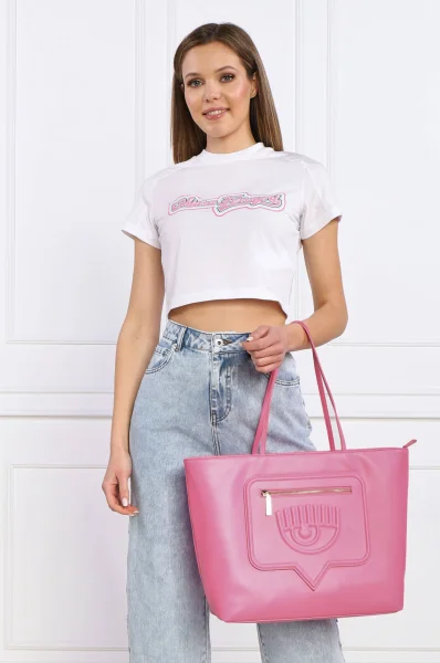 Geantă shopper Chiara Ferragni 	roz	