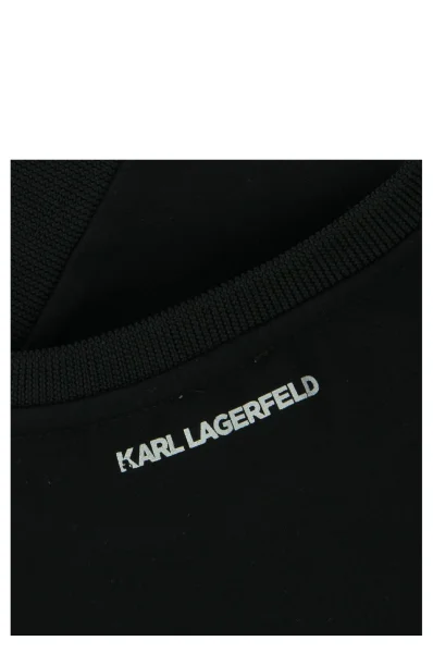 hanorac | Regular Fit Karl Lagerfeld Kids 	negru	