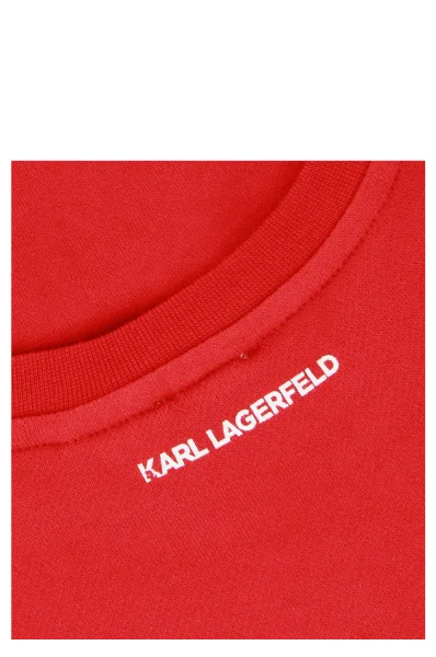 hanorac | Regular Fit Karl Lagerfeld Kids 	roșu	