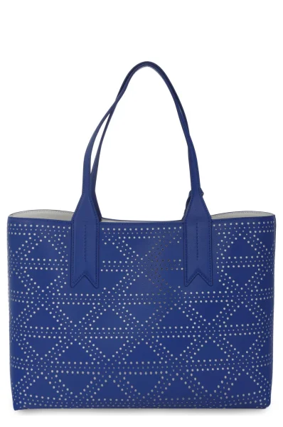 geantă shopper + borsetă Emporio Armani 	albastru	