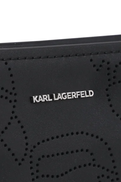 De piele geantă pe umăr Karl Lagerfeld 	negru	
