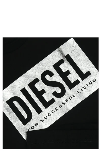 tricou TFOIL | Regular Fit Diesel 	negru	