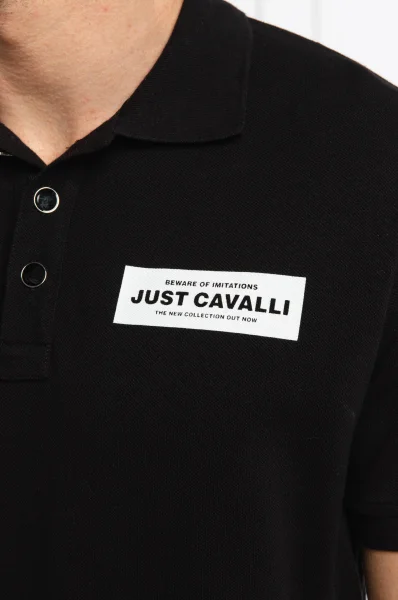 Polo | Regular Fit Just Cavalli 	negru	