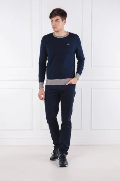pulover Gord | Regular Fit | z dodatkiem wełny La Martina 	bluemarin	