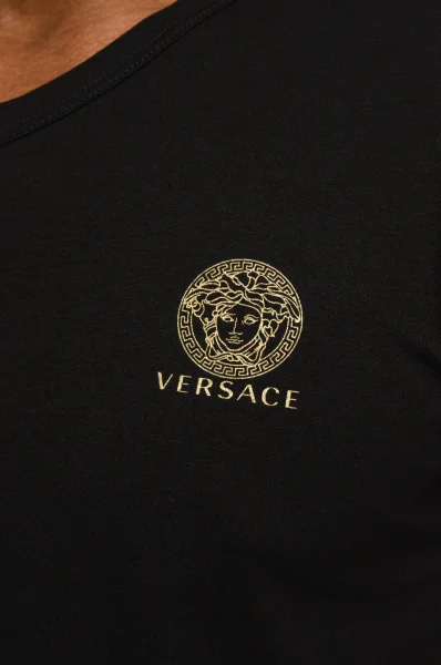Tricou | Slim Fit Versace 	negru	