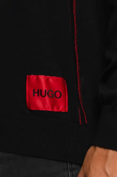 Pulover Sdorito | Regular Fit HUGO 	negru	