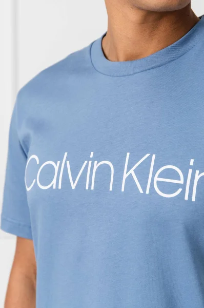 tricou FRONT LOGO T | Regular Fit | Regular Fit Calvin Klein 	albastru deschis	