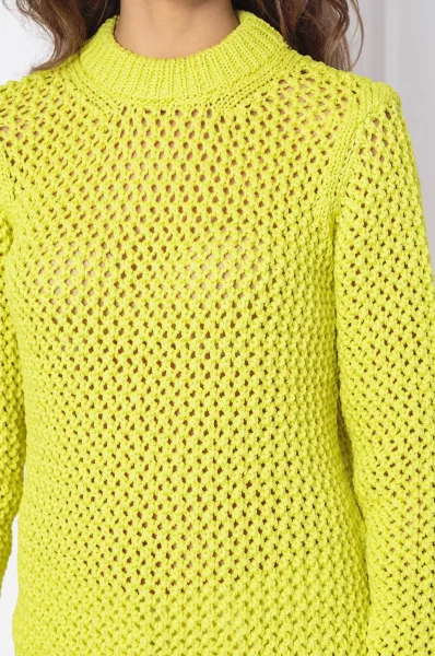 pulover NOVEL OPENWORK | Relaxed fit Calvin Klein 	galben	