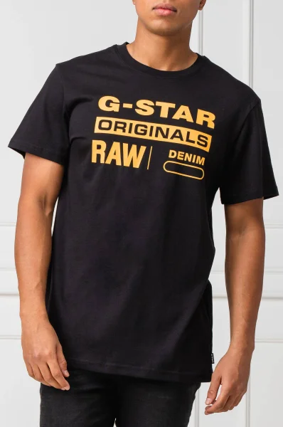 tricou Graphic 8 | Regular Fit G- Star Raw 	negru	