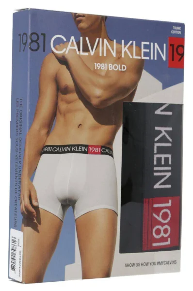 chiloți boxer 1981 BOLD Calvin Klein Underwear 	negru	