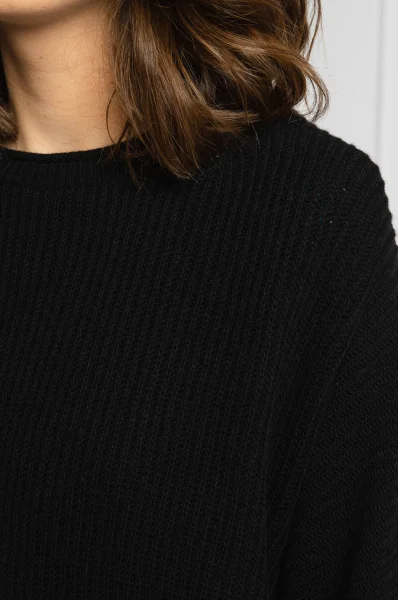 De lână pulover CESENA | Loose fit MAX&Co. 	negru	