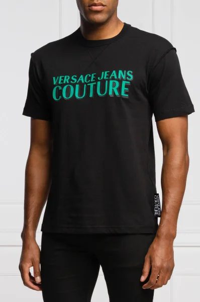 Tricou | Regular Fit Versace Jeans Couture 	negru	